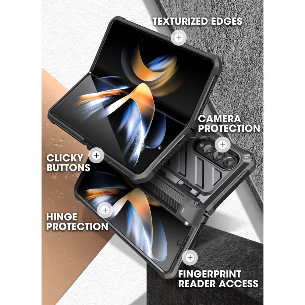 Unicorn Beetle Pro Case Samsung Galaxy Z Fold 4 Black