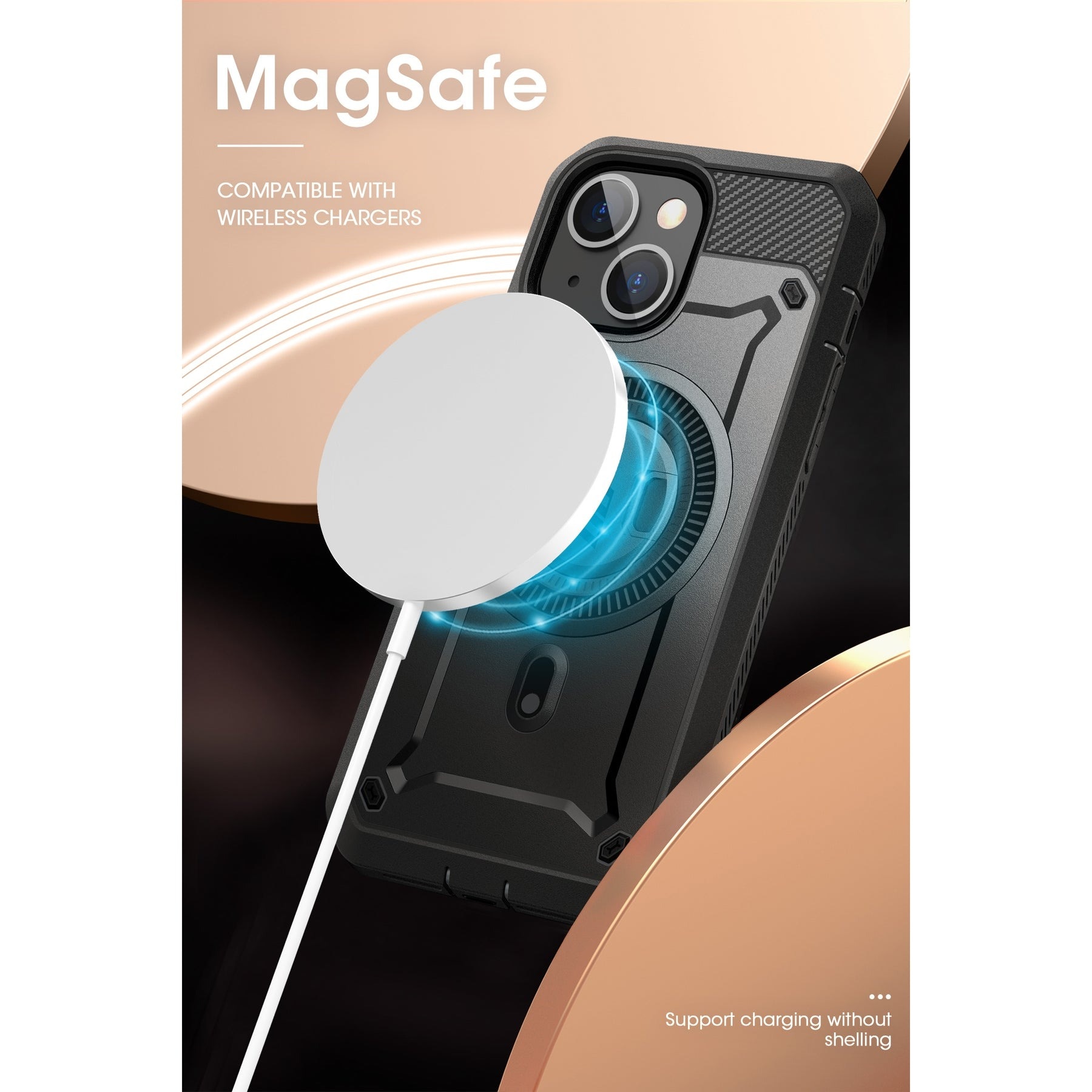 Unicorn Beetle Pro MagSafe Case iPhone 15 Black