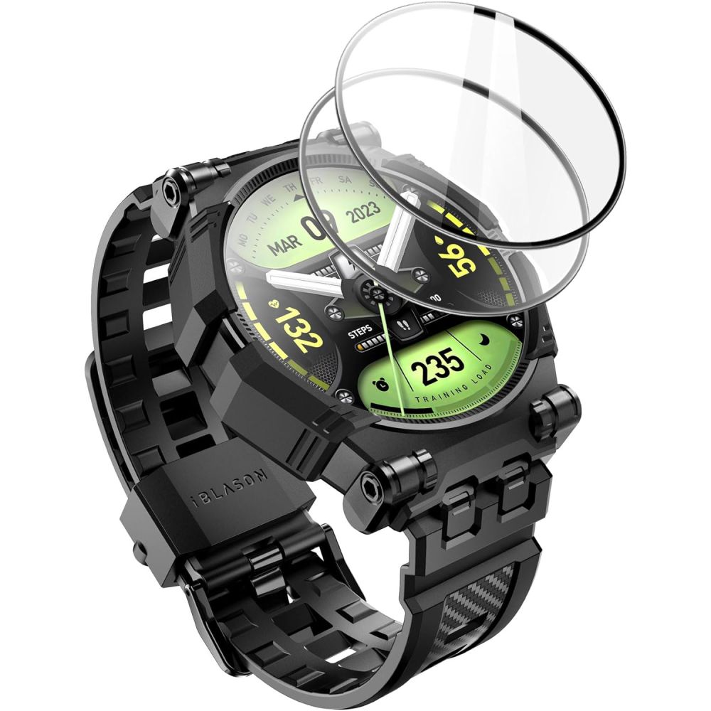 Iblsn Armorbox Wristband Samsung Galaxy Watch 4 44mm musta