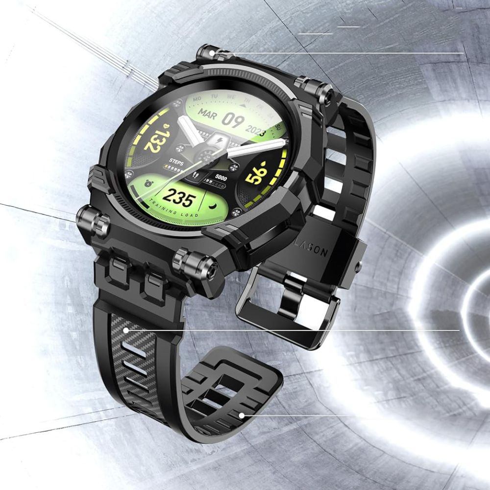 Iblsn Armorbox Wristband Samsung Galaxy Watch 6 Classic 47mm musta