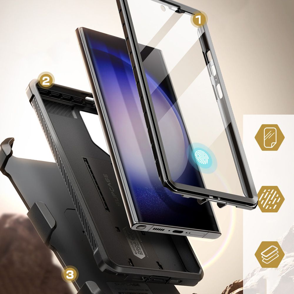 Unicorn Beetle Pro Case Samsung Galaxy S24 Ultra Black
