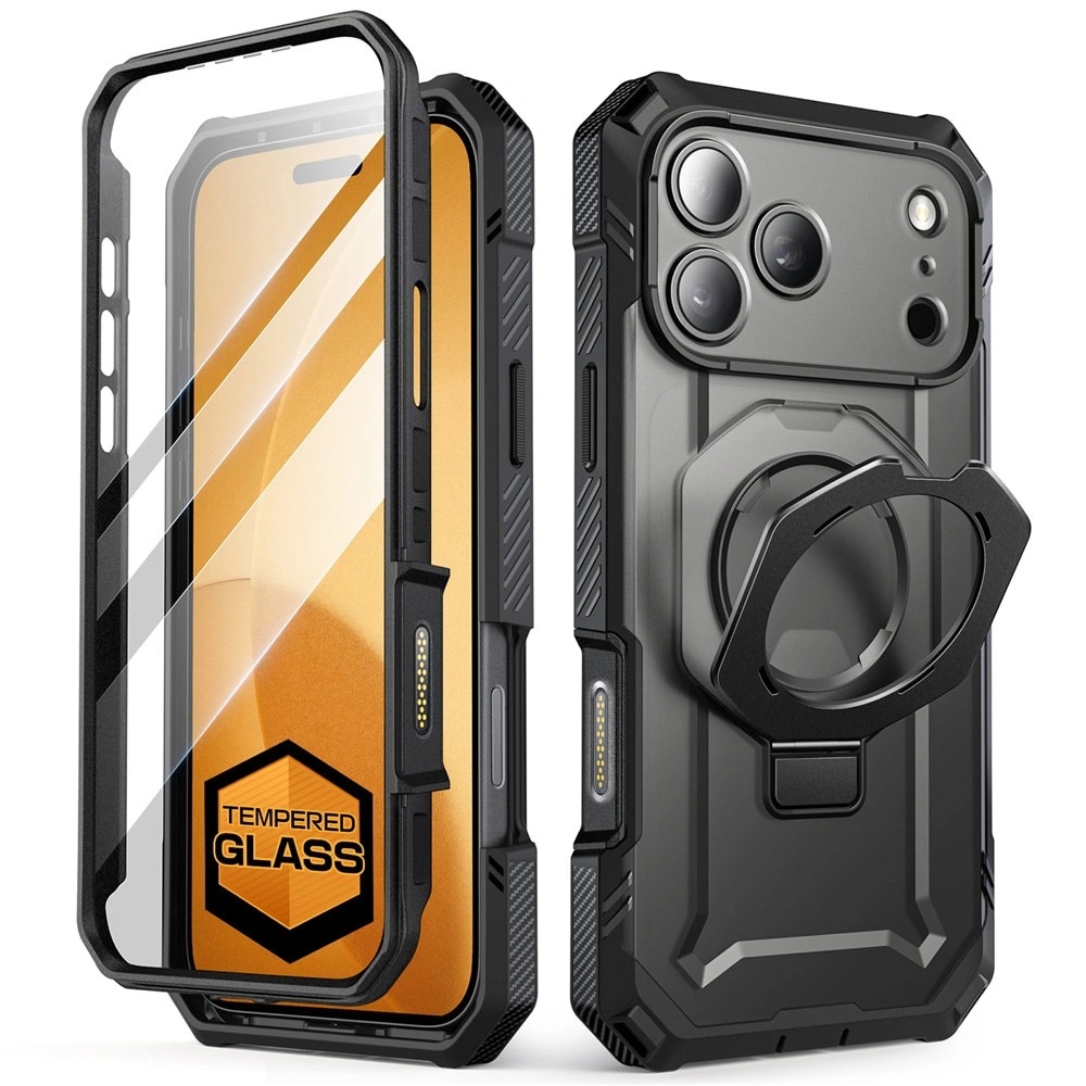 Unicorn Beetle Grip Pro MagSafe Kuori iPhone 17 Pro musta
