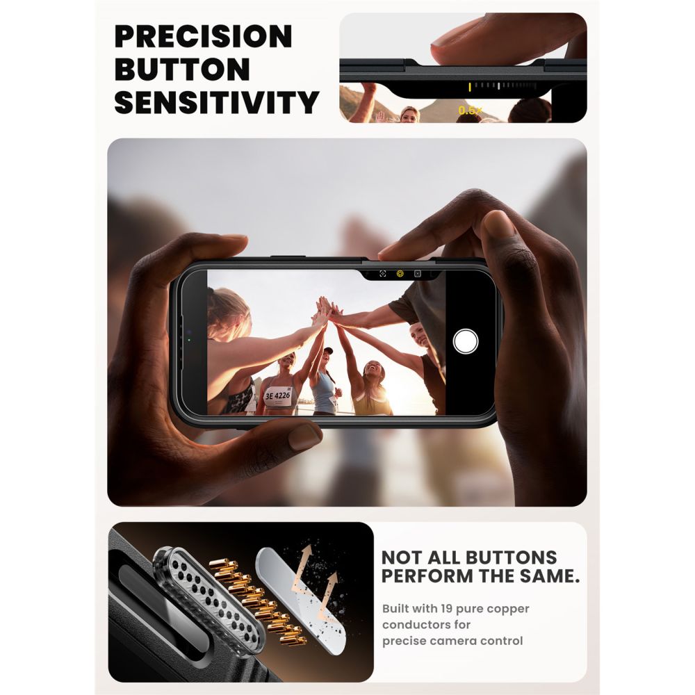 Ares Flip MagSafe Kuori iPhone 17 Pro Max musta