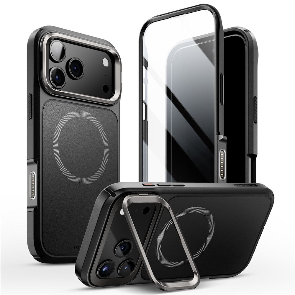 Ares Flip MagSafe Kuori iPhone 17 Pro musta