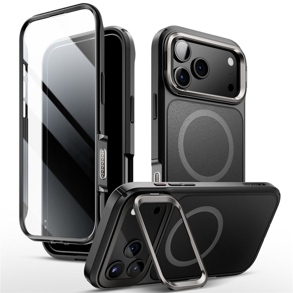Ares Flip MagSafe Kuori iPhone 17 Pro musta