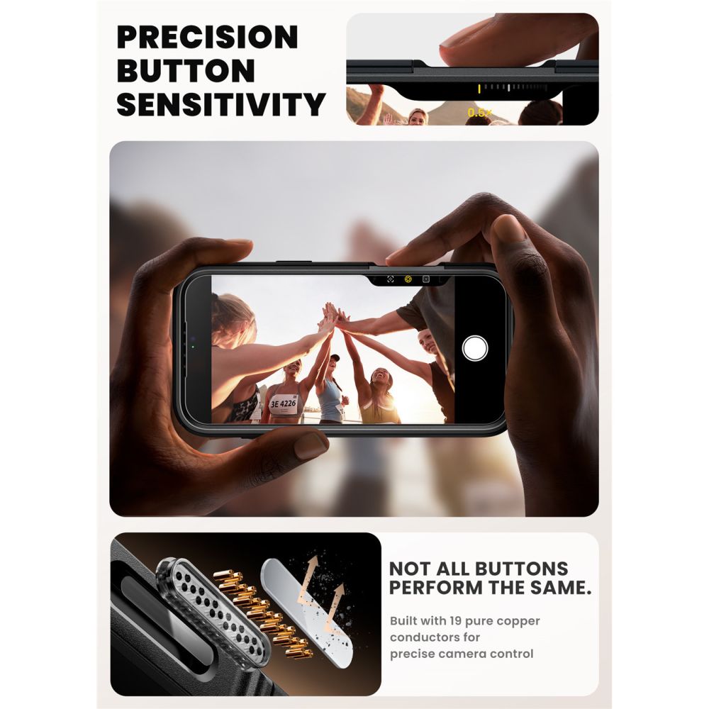 Ares Flip MagSafe Kuori iPhone 17 Pro musta