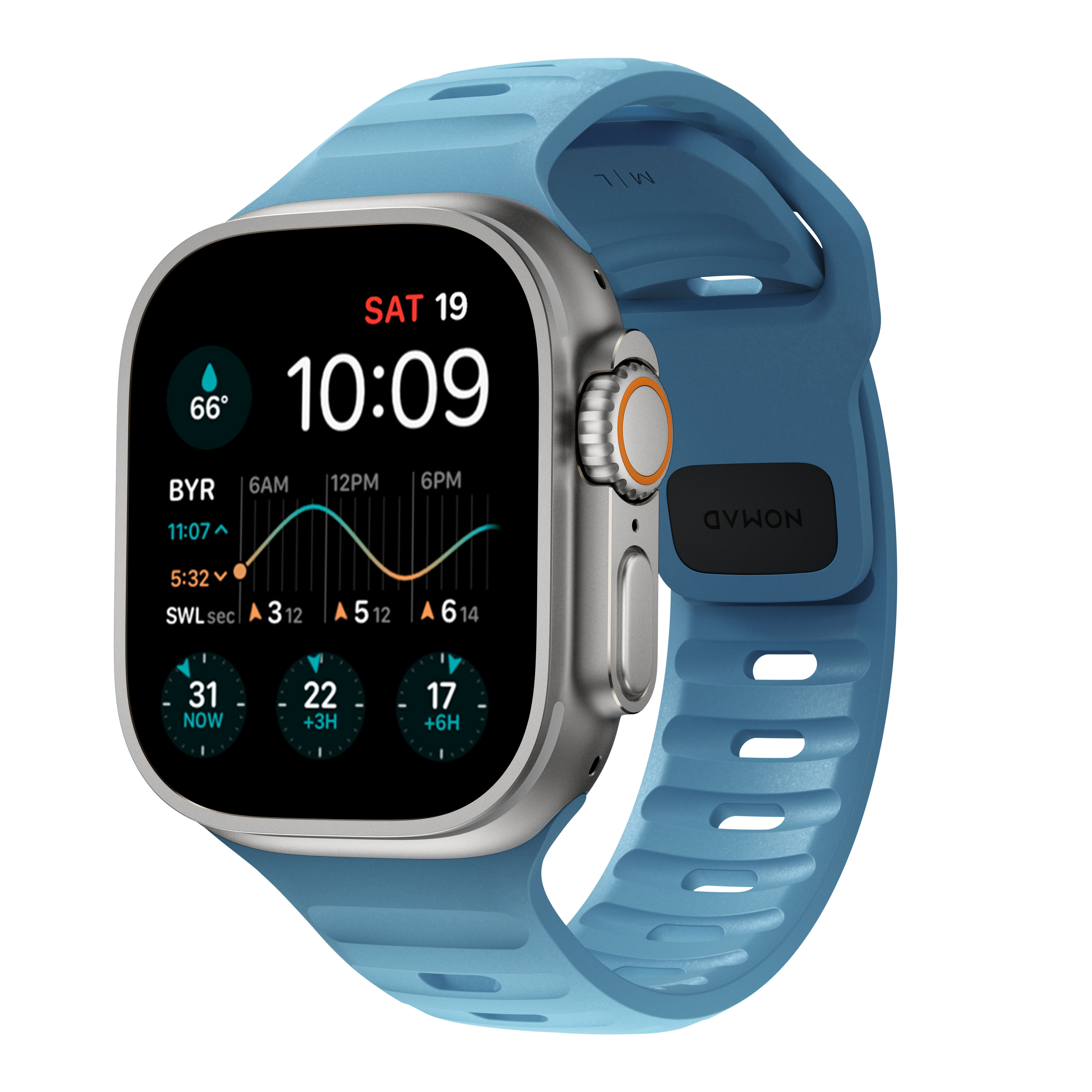 Apple Watch SE 44mm Sport Band Electric Blue