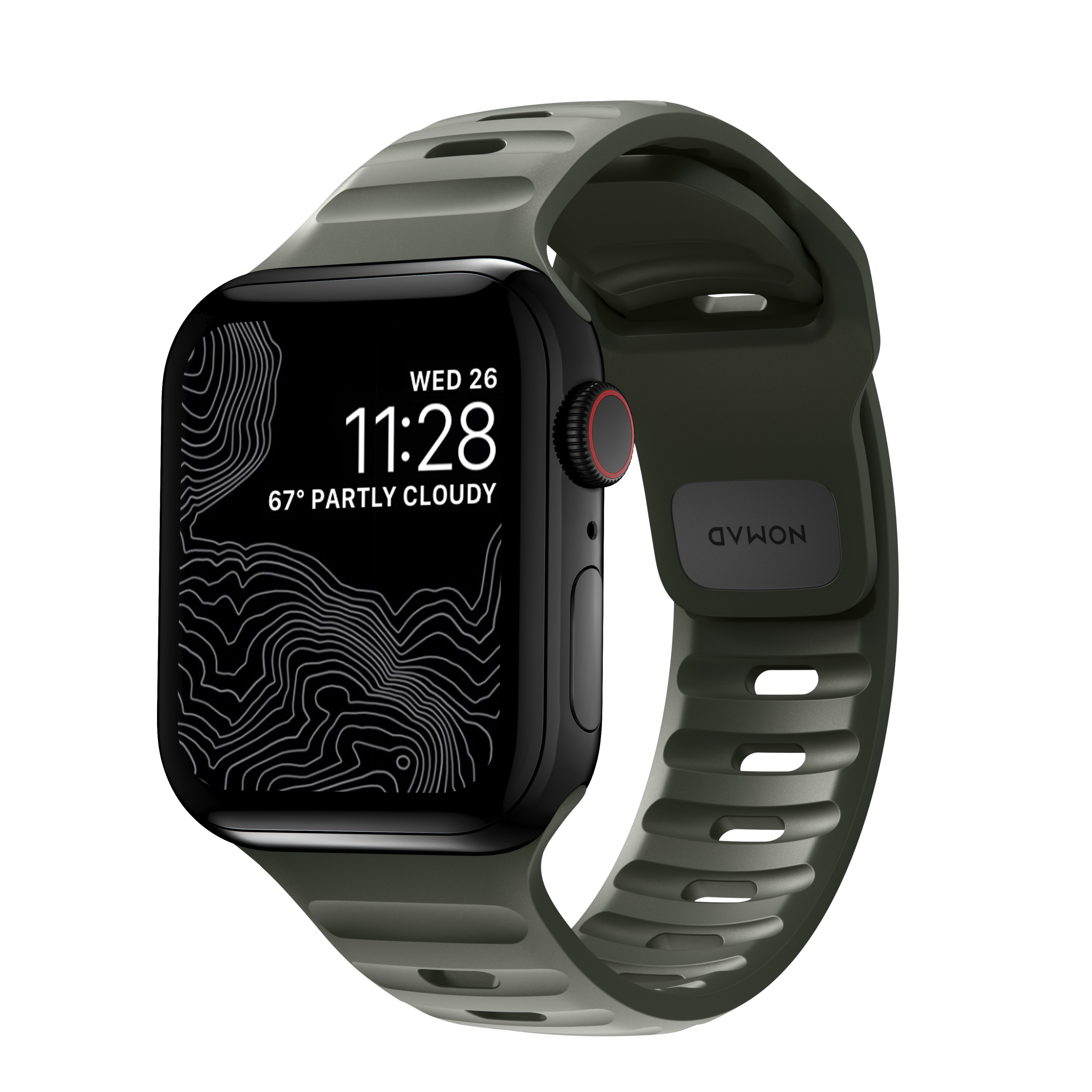 Apple Watch Ultra 49mm Sport Band Ash Green