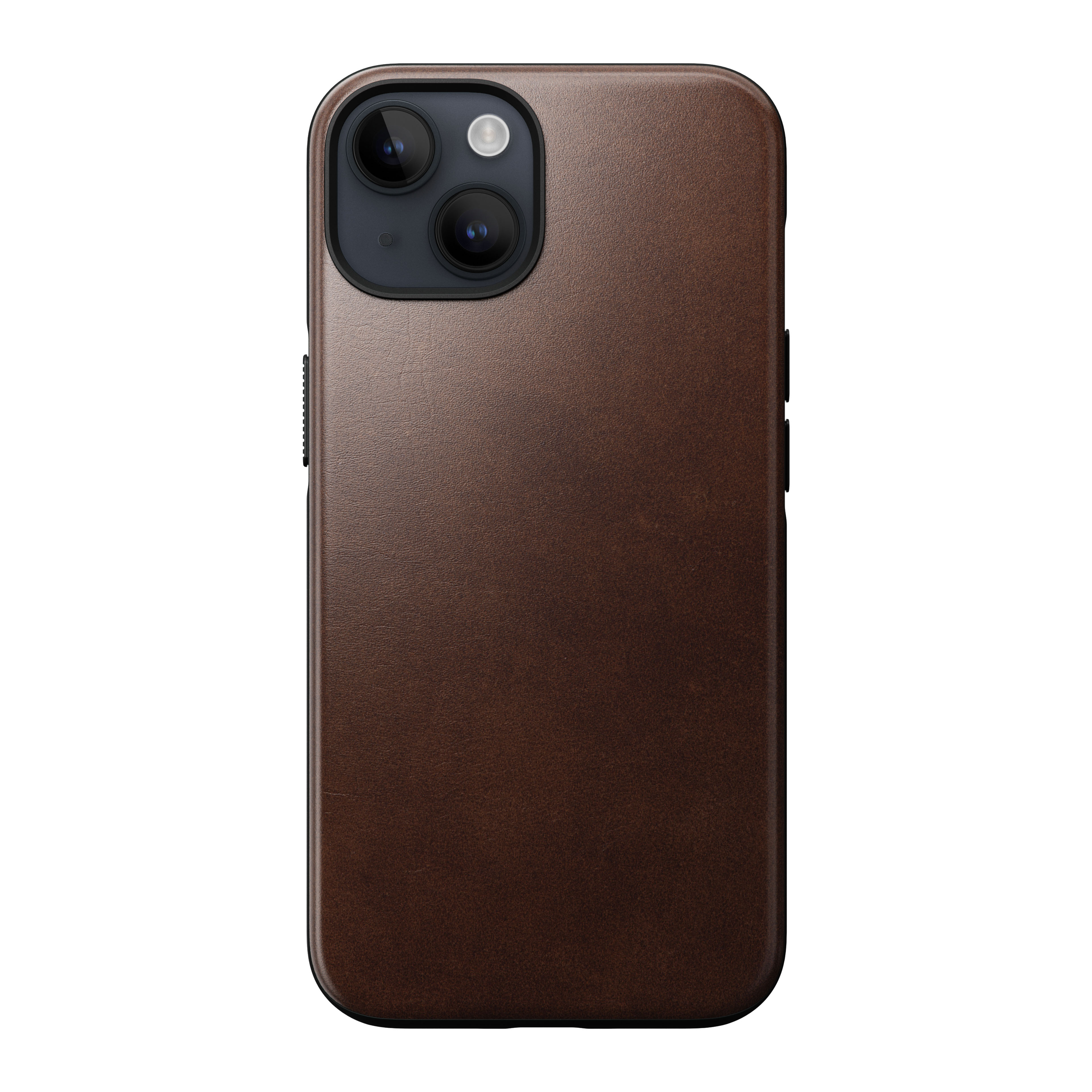 iPhone 14 Modern Leather Case MagSafe Brown