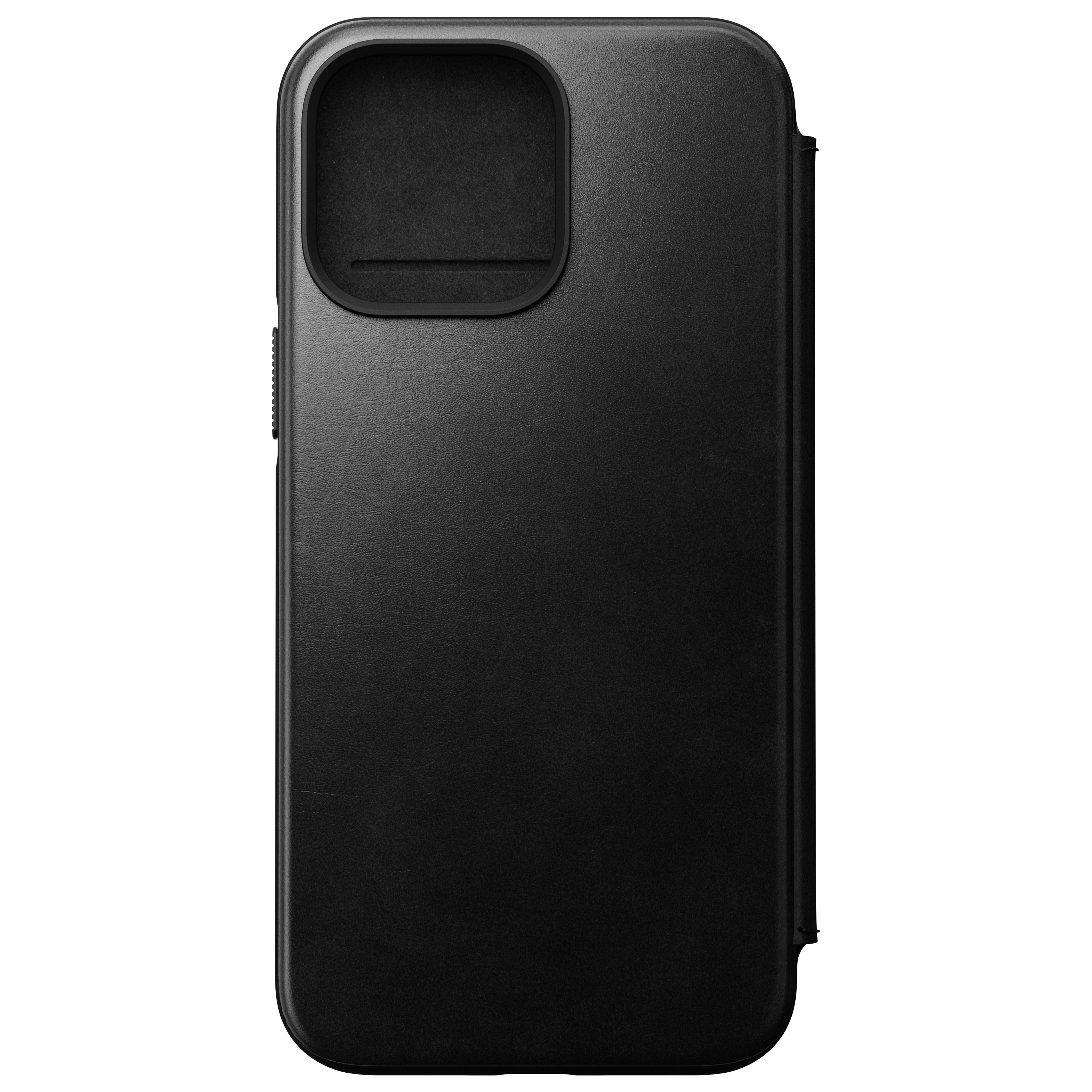 iPhone 14 Pro Max Modern Horween Leather Folio Black