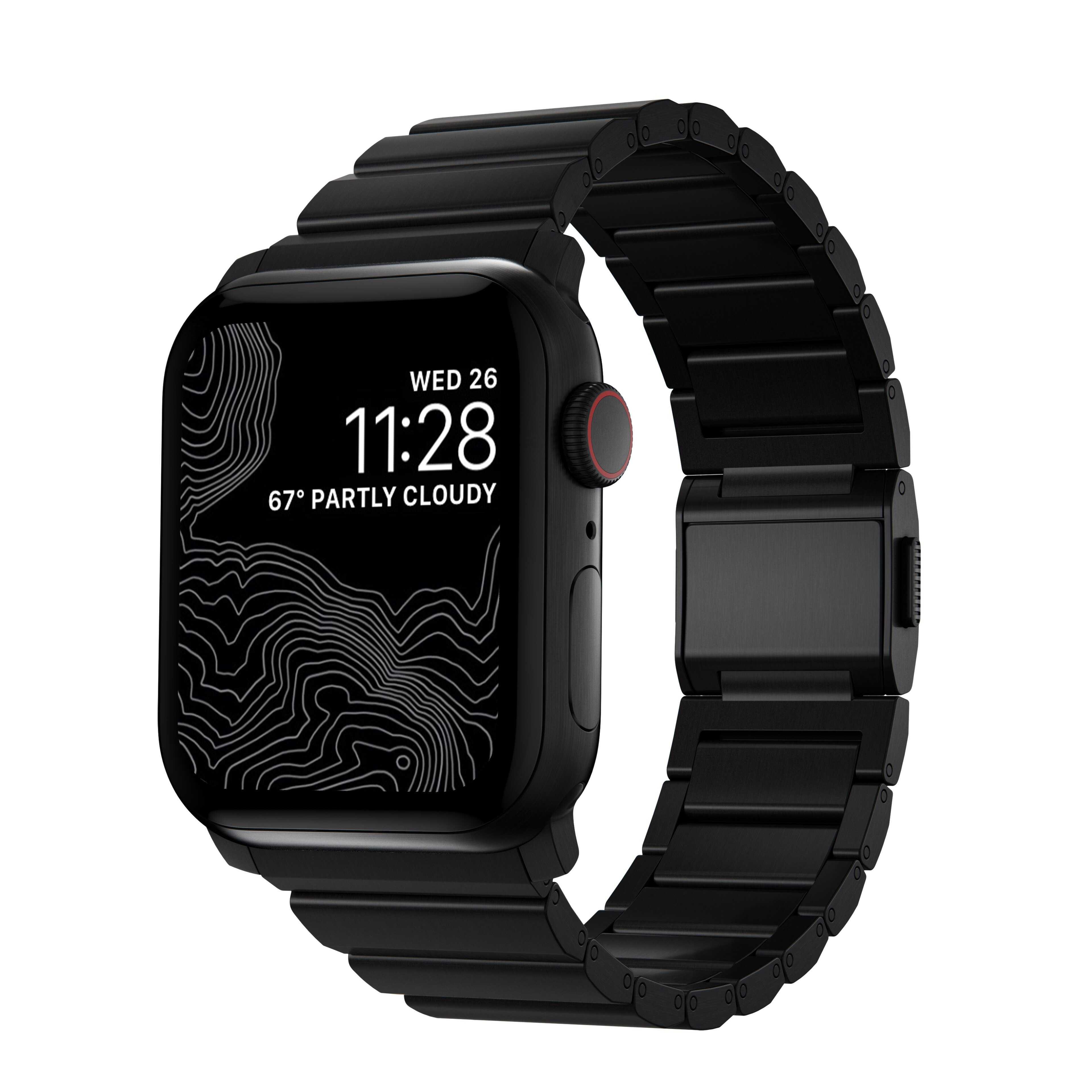 Titanium Band Apple Watch 44mm Black