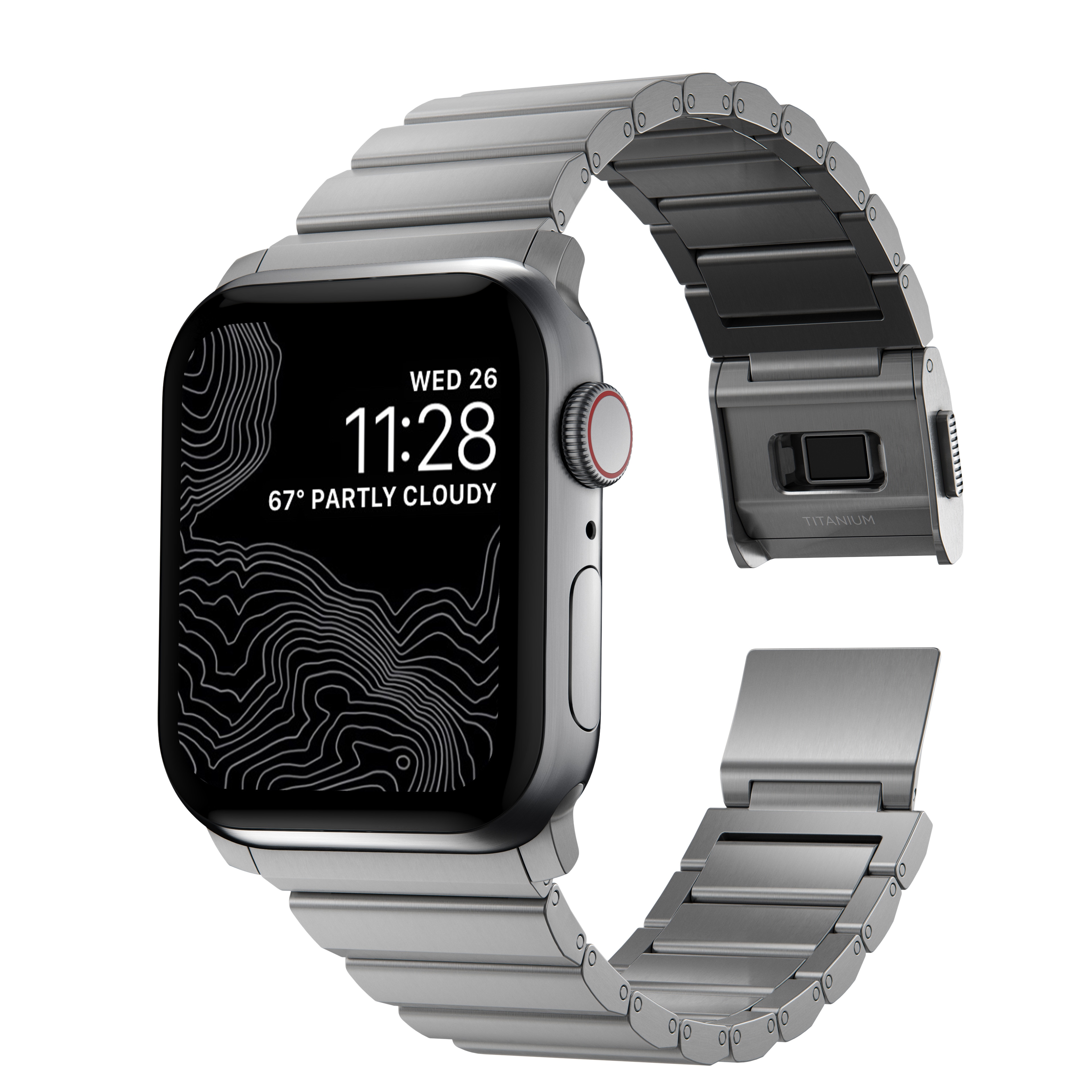 Titanium Band Apple Watch 38mm Silver