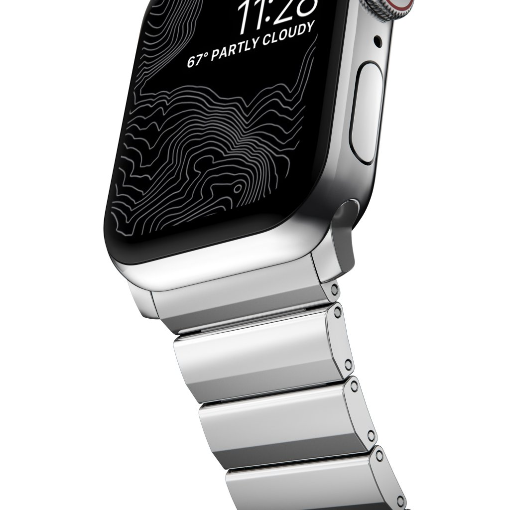 Steel Band Apple Watch 41mm Series 8 Silver