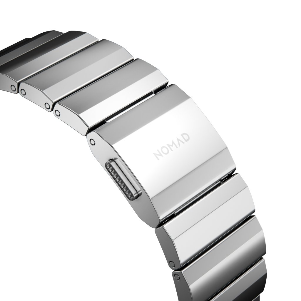 Steel Band Apple Watch 44mm Silver