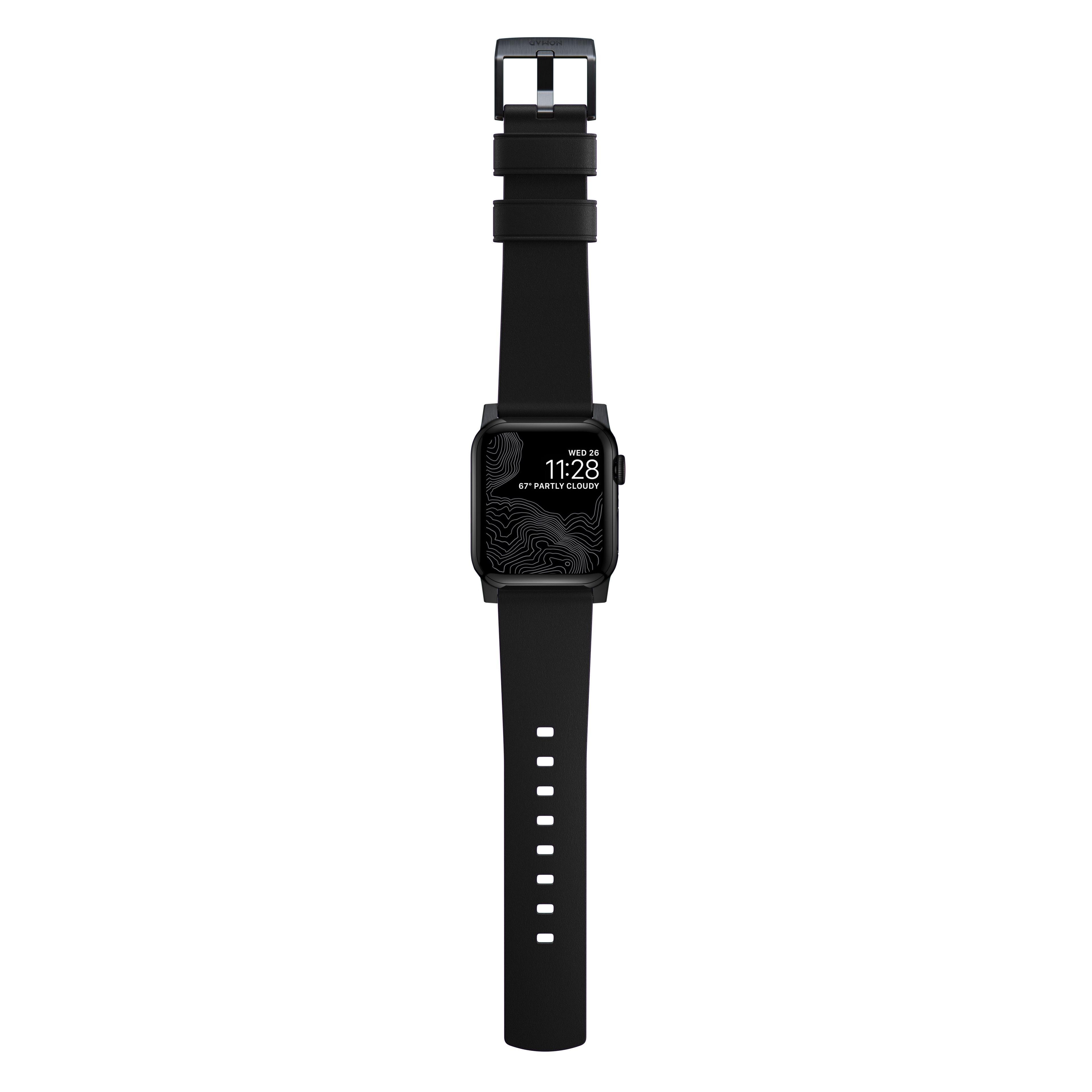 Active Band Pro Apple Watch SE 44mm Black (Black Hardware)