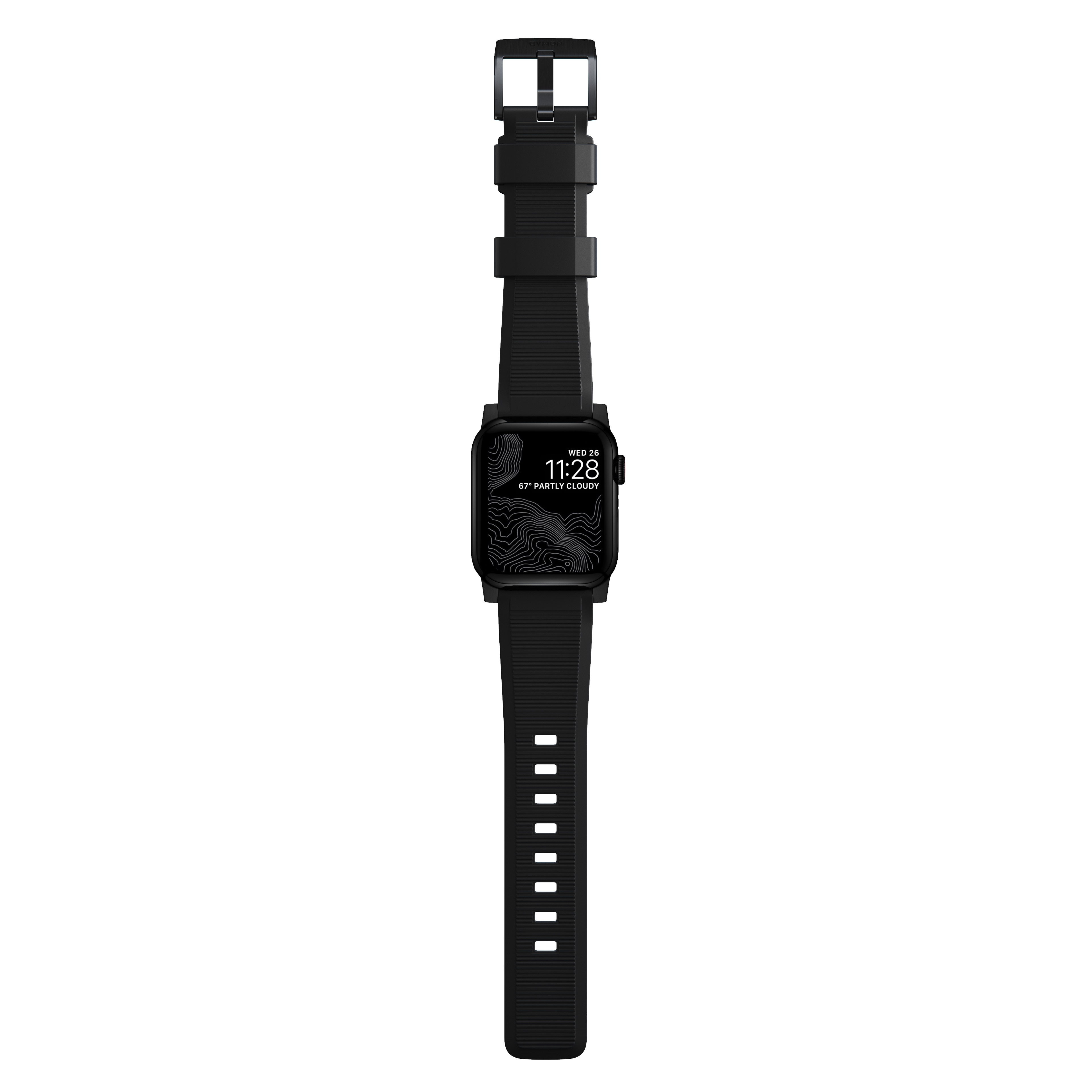 Apple Watch 42mm Rugged Band Black (Black Hardware)