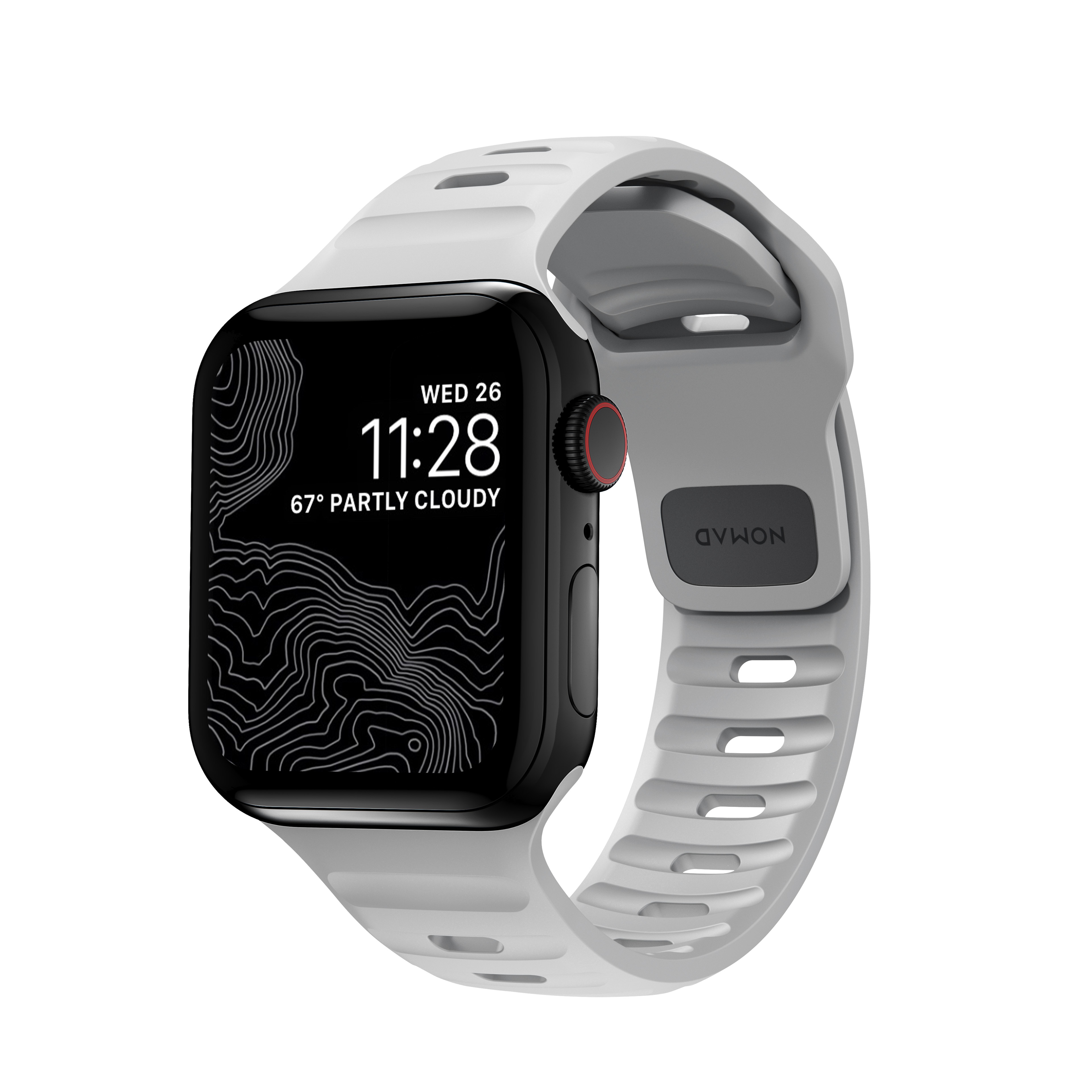 Apple Watch Series 10 42mm Sport Band Lunar Gray