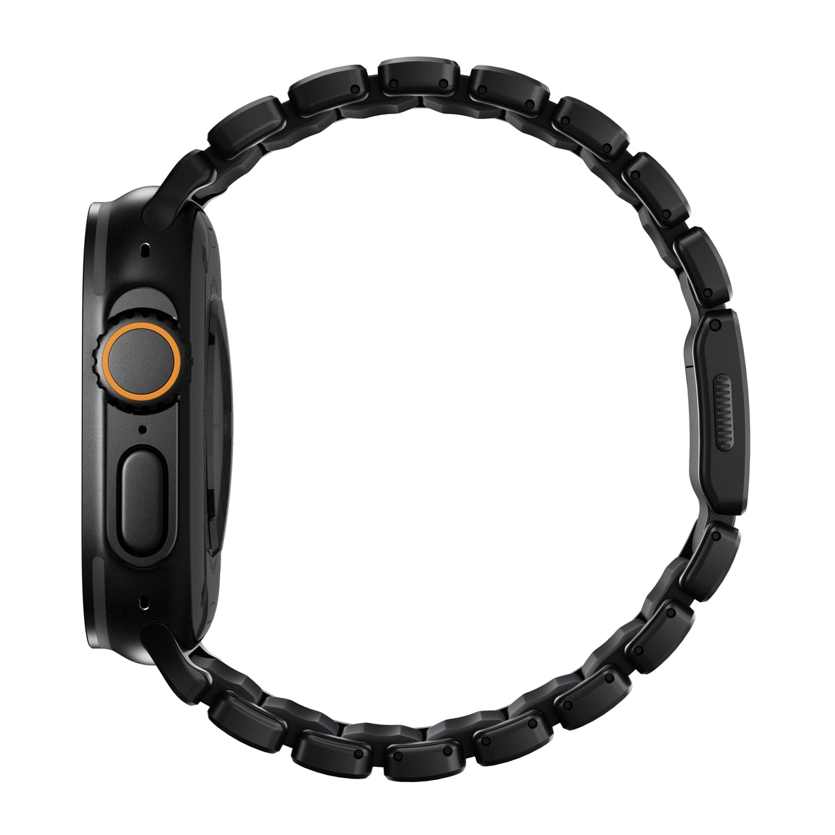 Stratos Band Apple Watch Series 8 45mm Black Titanium - Black
