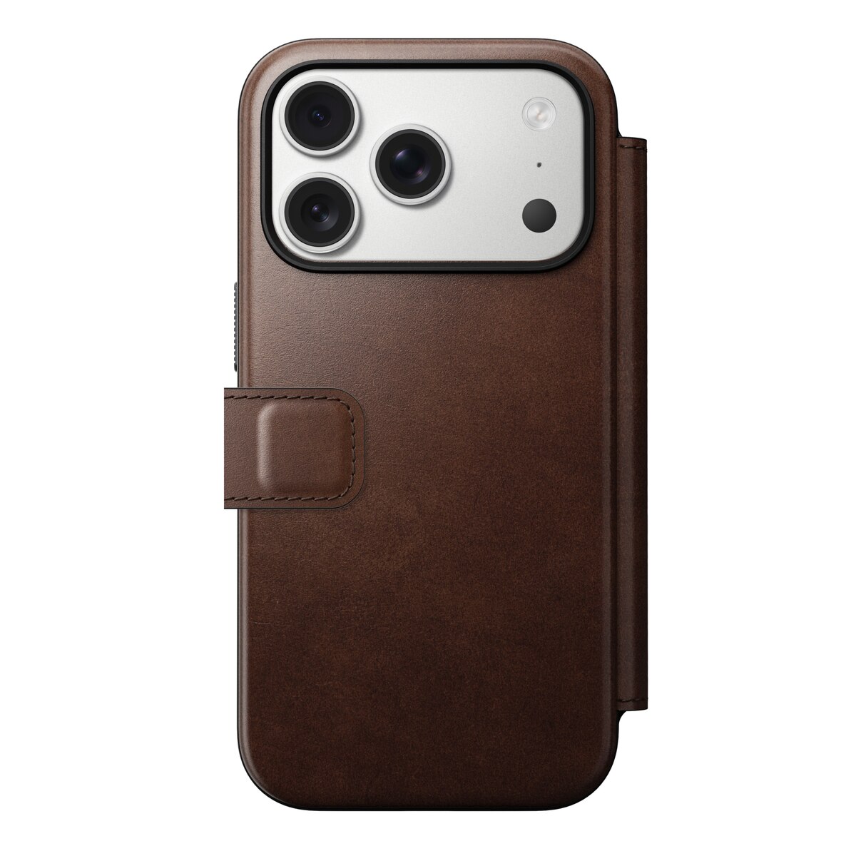 iPhone 17 Pro Modern Horween Leather Folio MagSafe Rustic Brown
