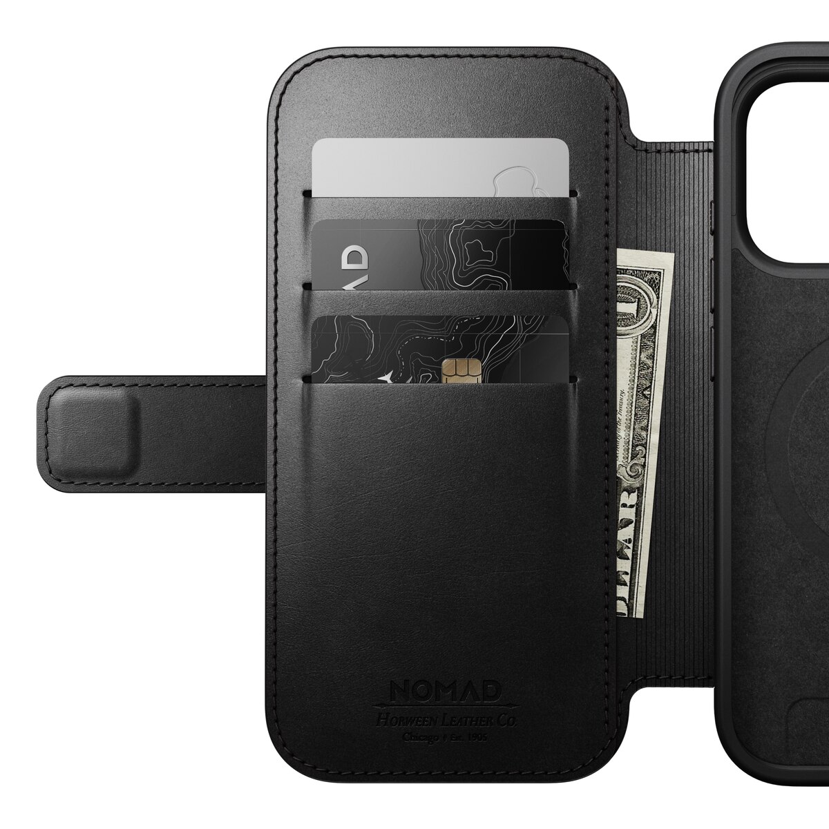 iPhone 17 Pro Modern Horween Leather Folio MagSafe Black