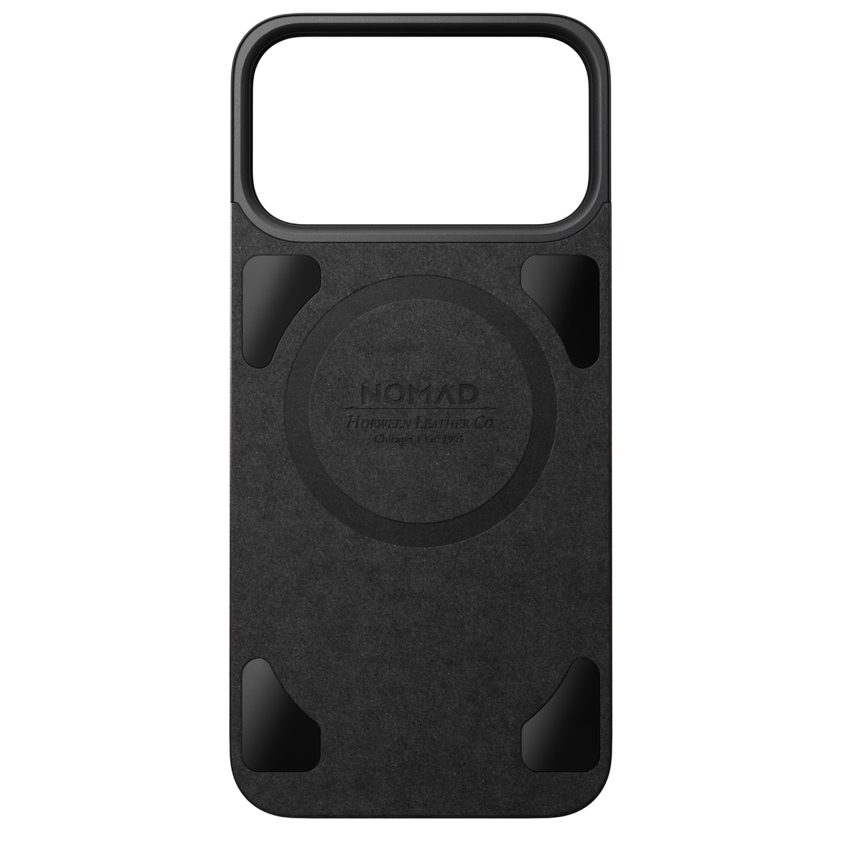 iPhone 17 Pro Max Magnetic Leather Back Black