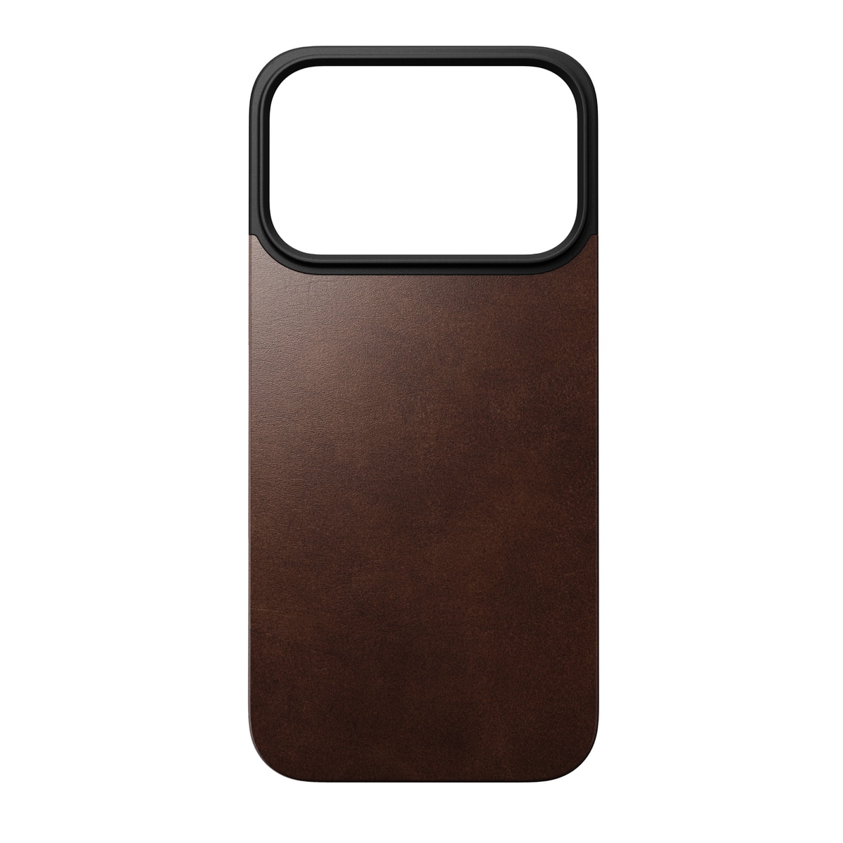 iPhone 17 Pro Magnetic Leather Back Rustic Brown