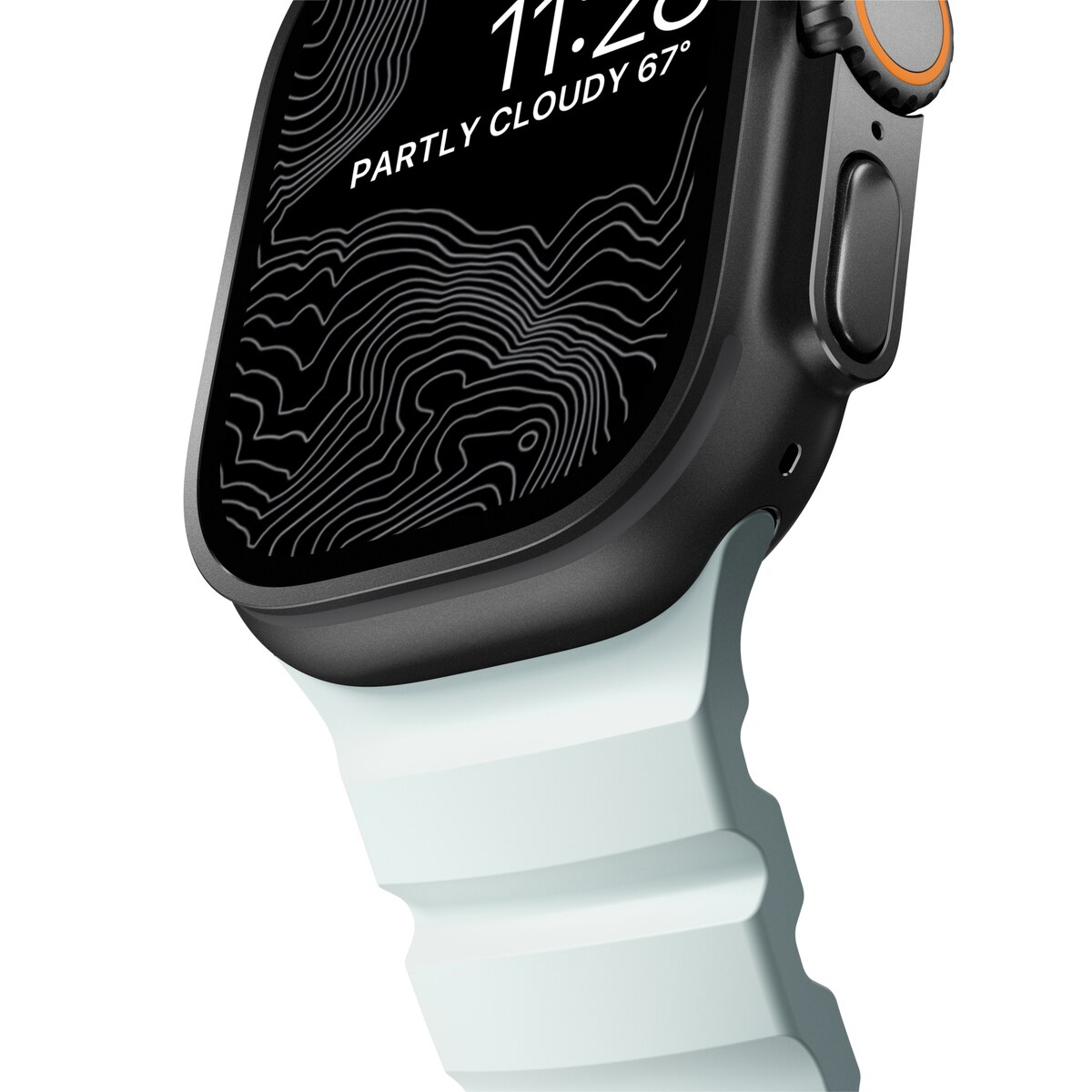 Apple Watch Ultra 49mm 2nd Gen Rocky Point Band Icy Blue Glow (Black Hardware) - Limited edition