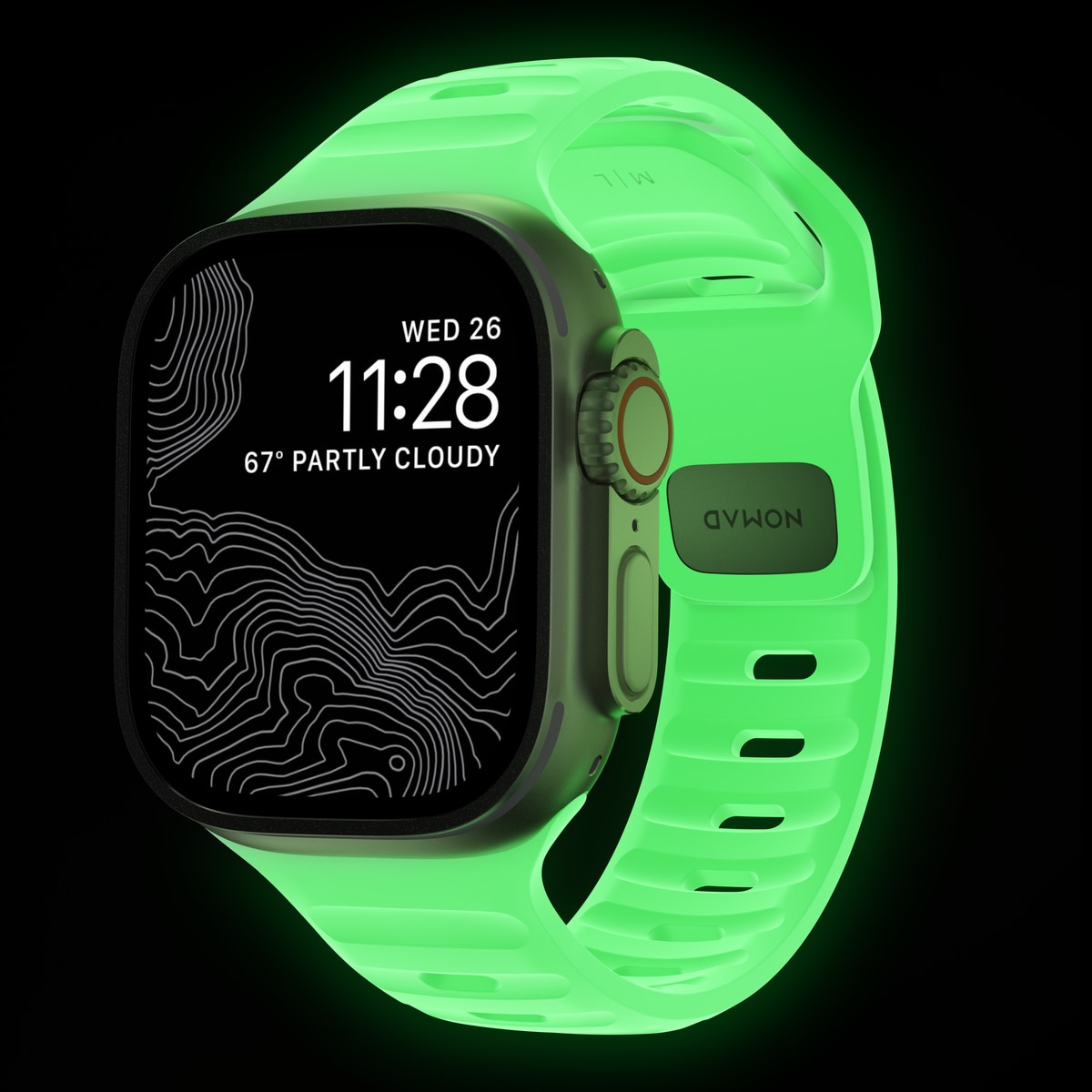 Apple Watch SE 44mm Sport Band Glow 2.0 - Limited edition