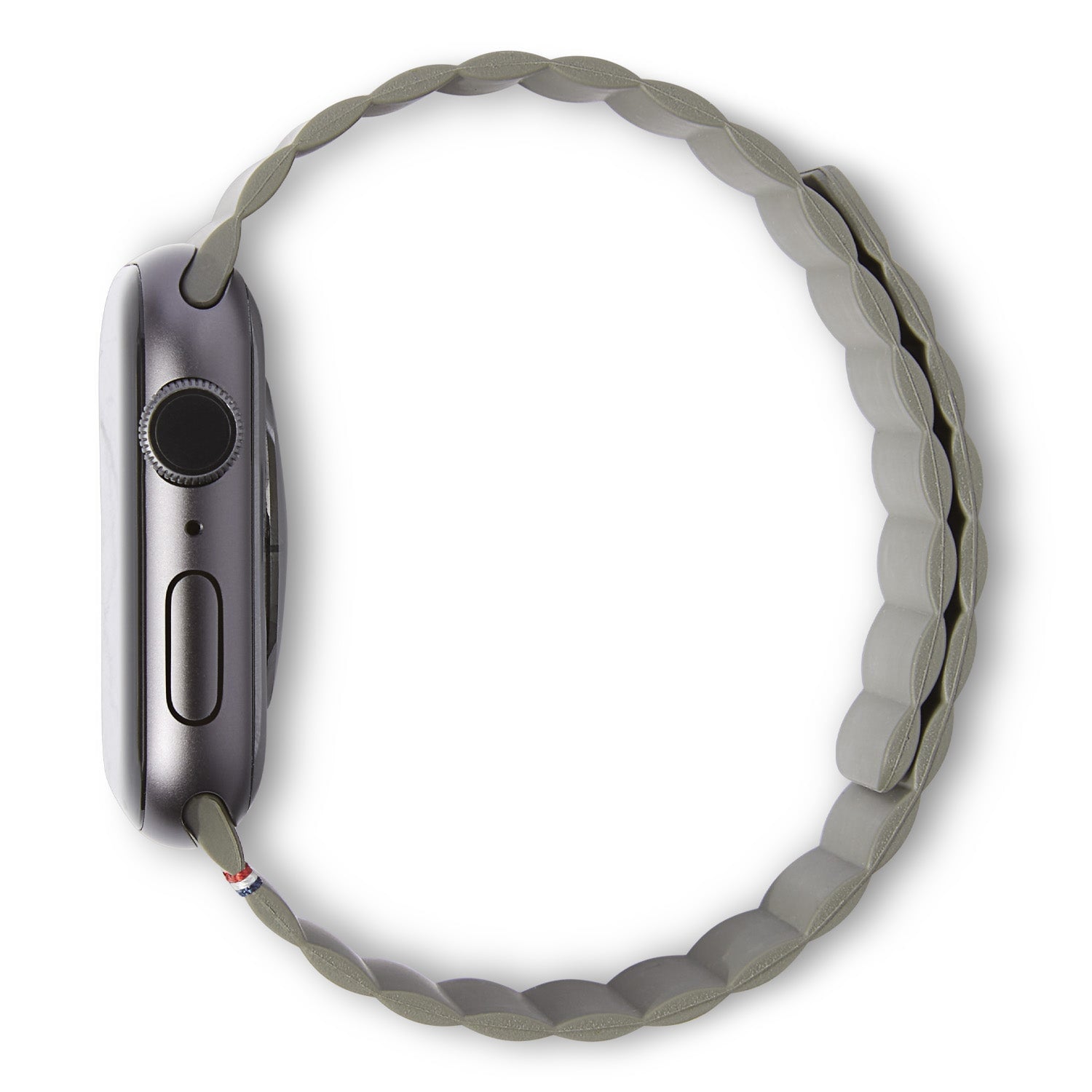 Silicone Magnetic Traction Strap Lite Apple Watch 42mm Olive
