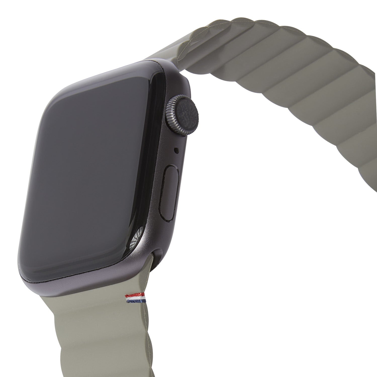 Silicone Magnetic Traction Strap Lite Apple Watch 44mm Olive