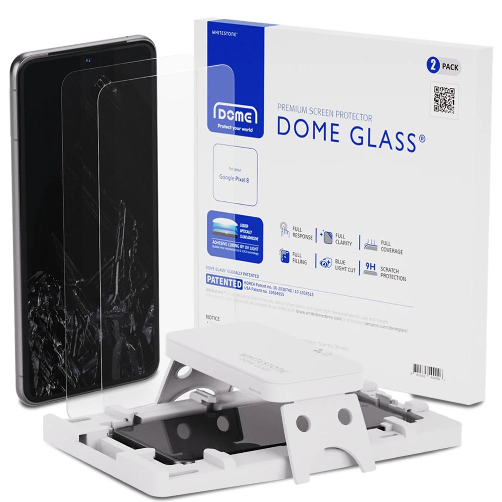 Dome Glass Screen Protector Google Pixel 8 (2-pack)