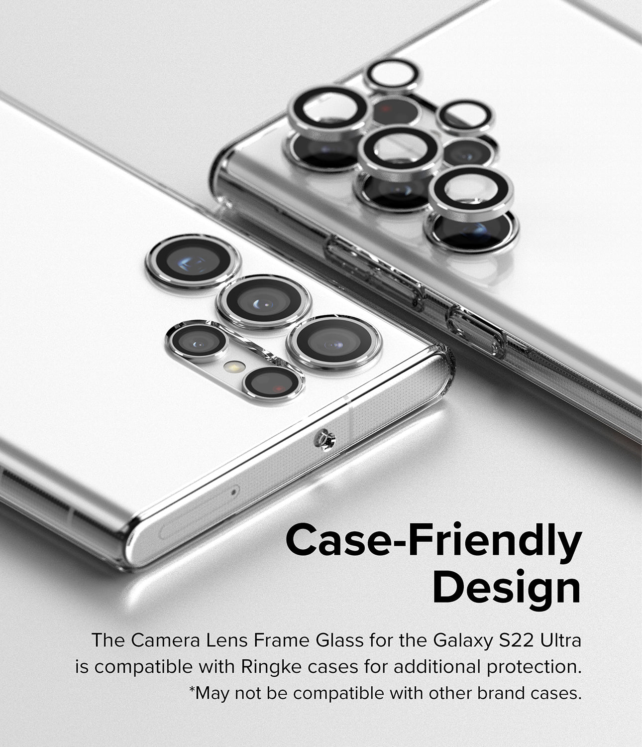 Camera Lens Protector Samsung Galaxy S22 Ultra Black