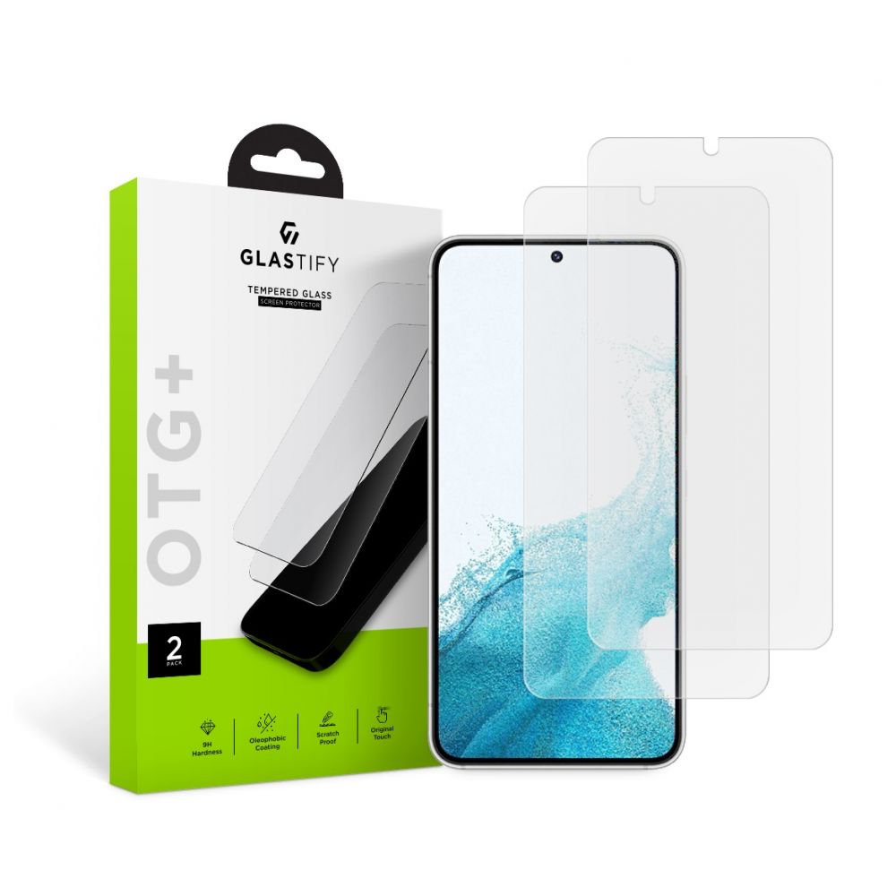 OTG+ Tempered Glass Samsung Galaxy S22 2-pack