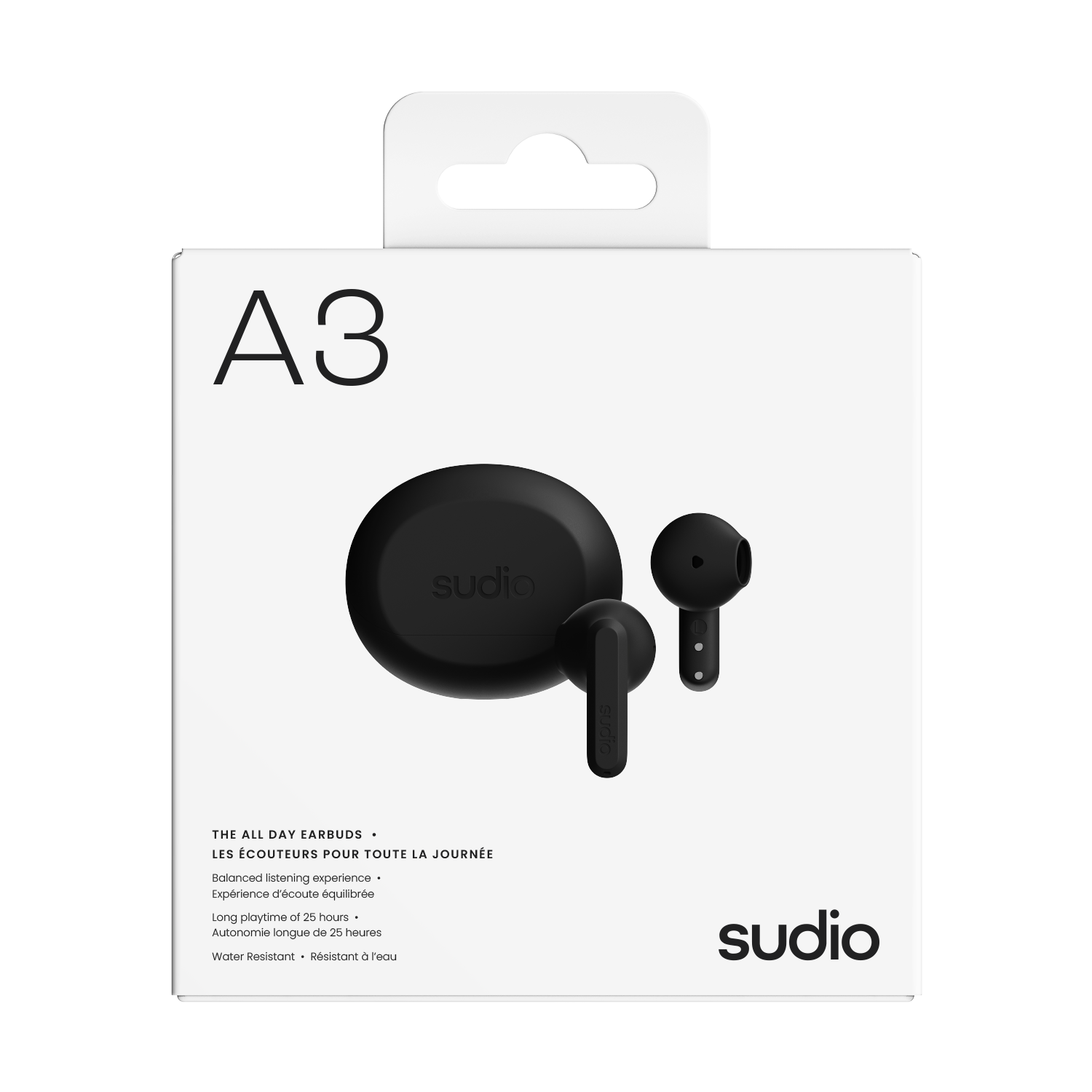 A3 Langattomat In-ear Kuulokkeet Musta