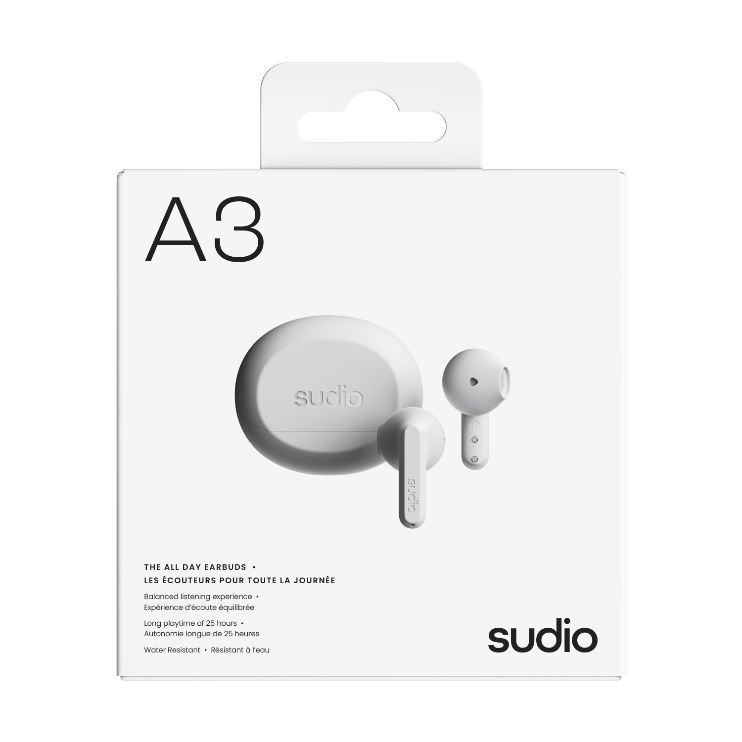 A3 Langattomat In-ear Kuulokkeet Valkoinen