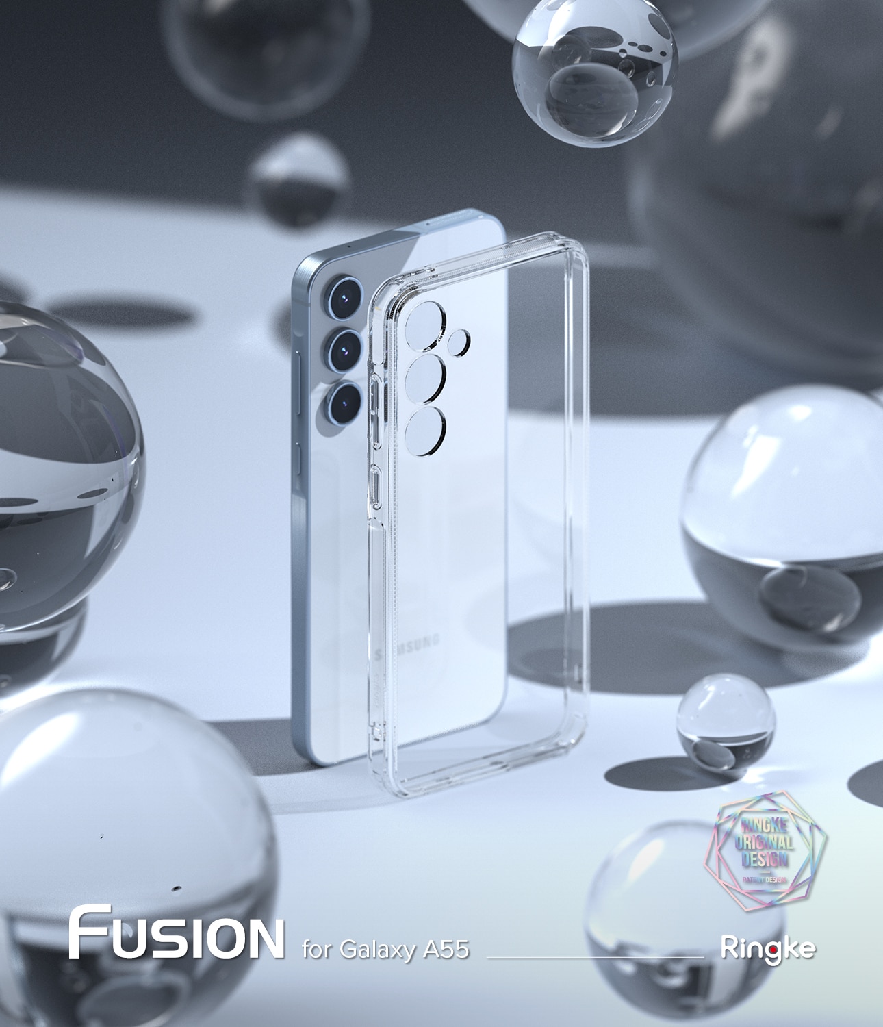 Fusion Case Samsung Galaxy A55 Clear