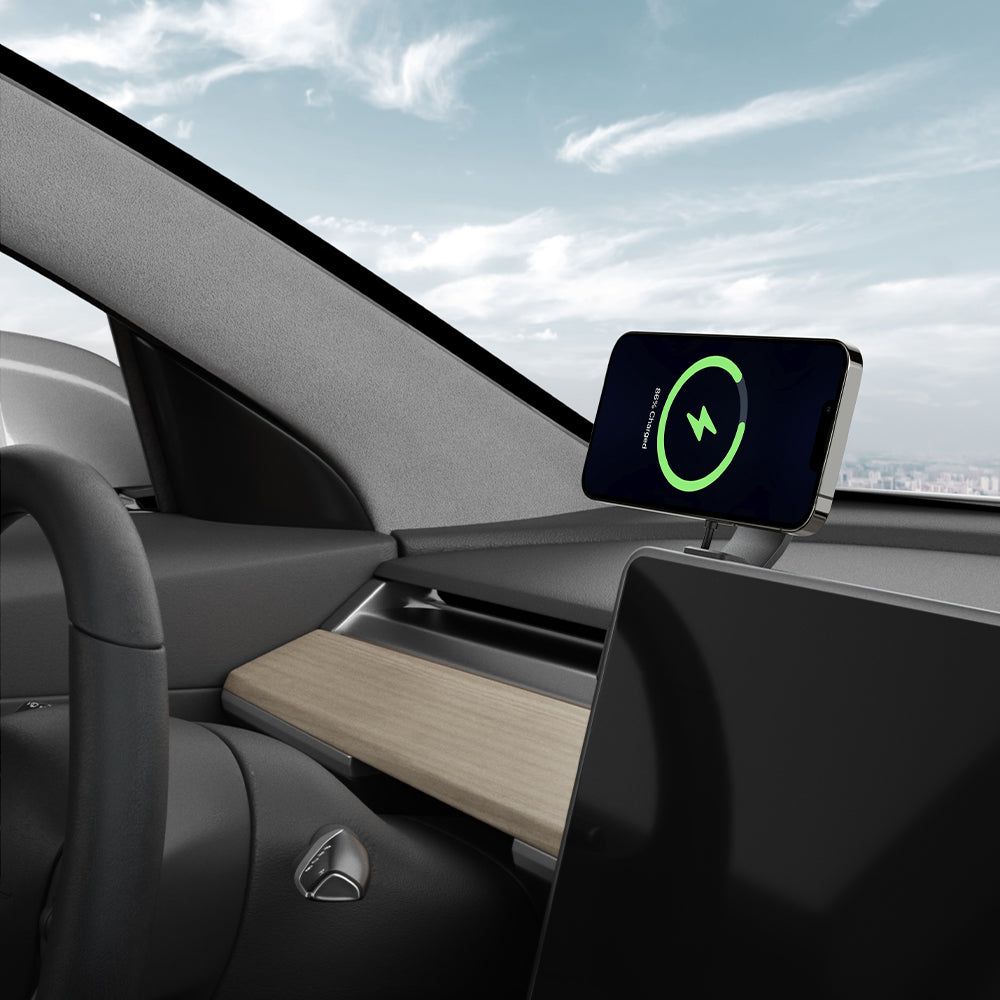 Tesla Model X/Y/3/S MagSafe OneTap Pro Screen Car Charger Black