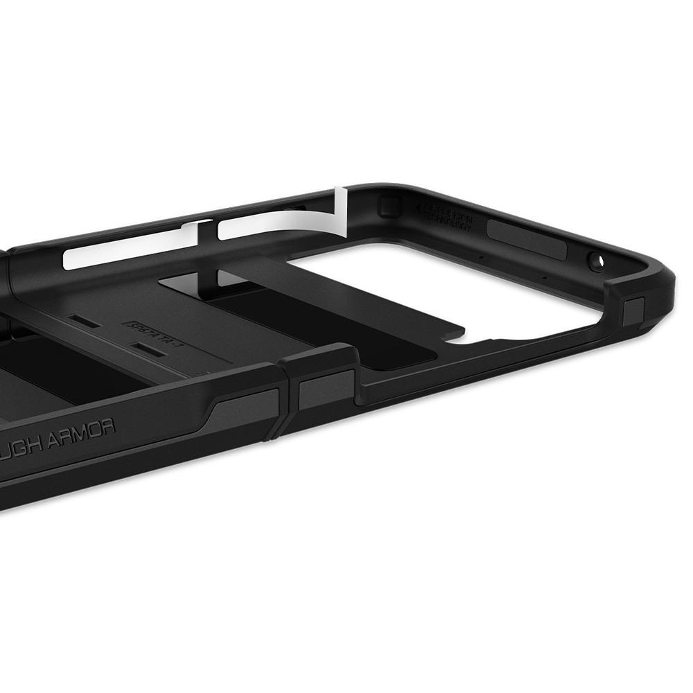 Galaxy Z Flip 3 Case Tough Armor Black