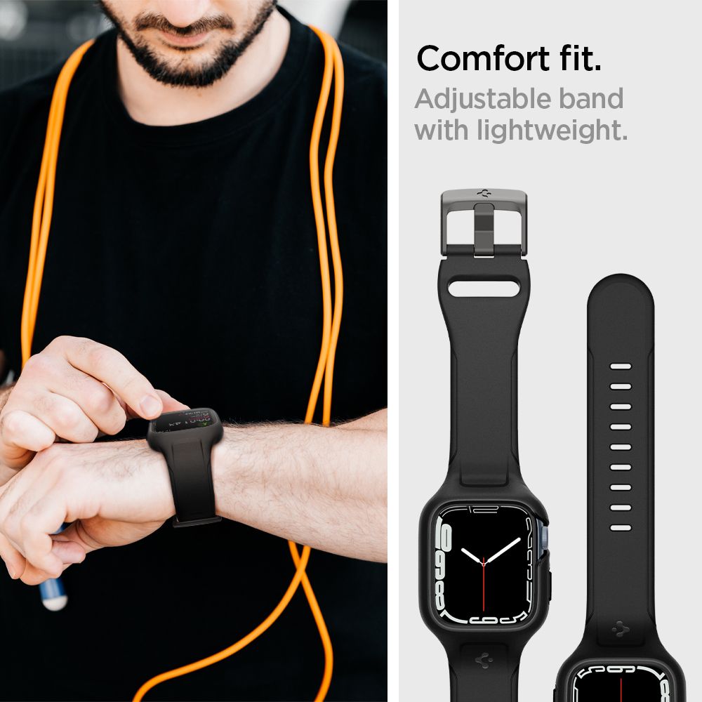 Liquid Air Pro Case Apple Watch 45mm Series 9 Black