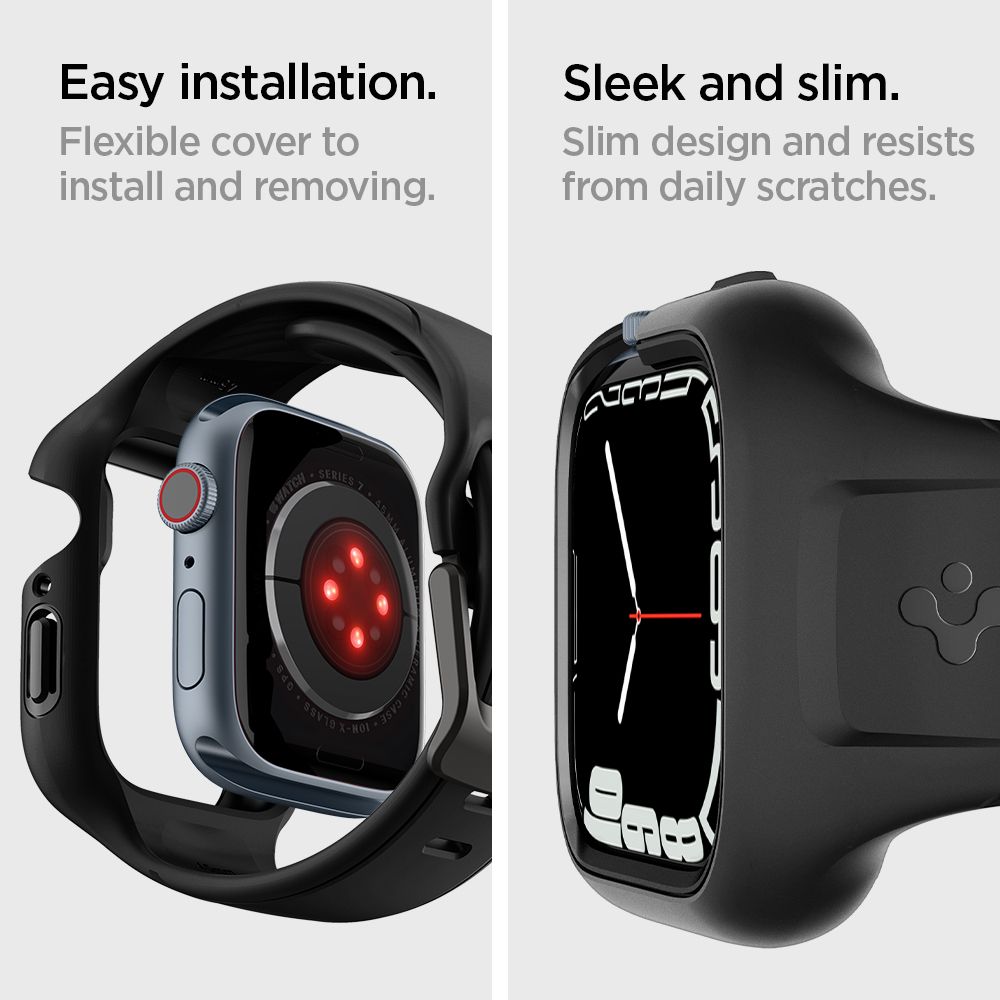 Liquid Air Pro Case Apple Watch 45mm Series 9 Black