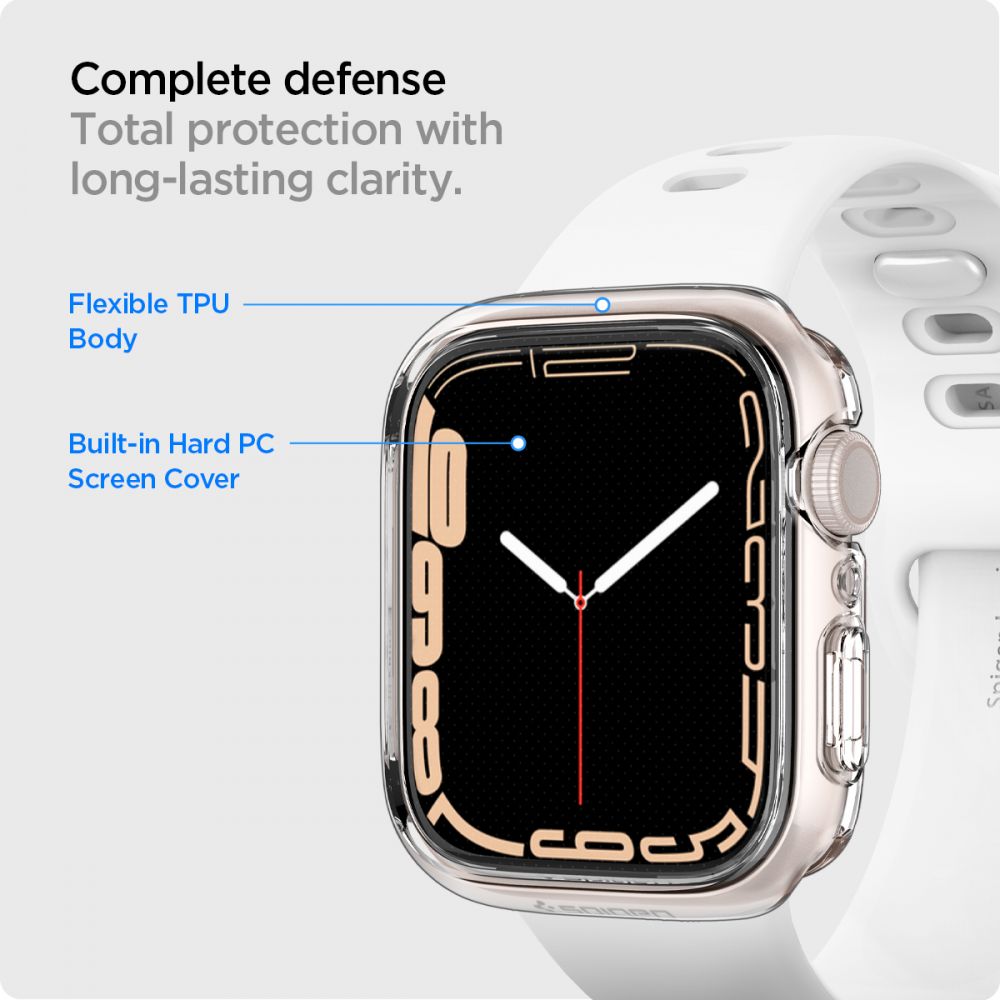 Apple Watch 41mm Series 9 Case Ultra Hybrid Crystal Clear