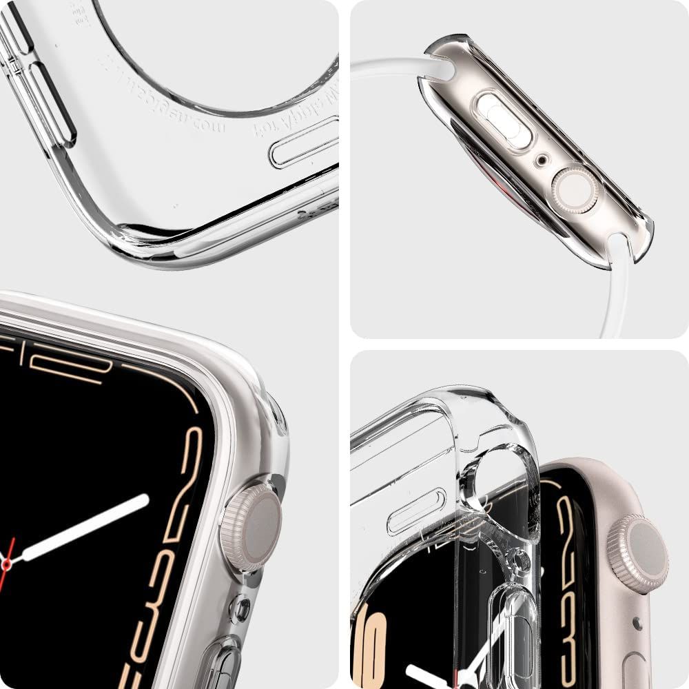 Apple Watch 45mm Series 9 Case Liquid Crystal Clear