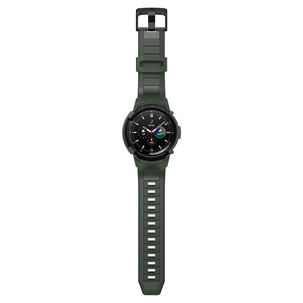 Galaxy Watch 4 Classic 46mm Case Rugged Armor Pro Military Green