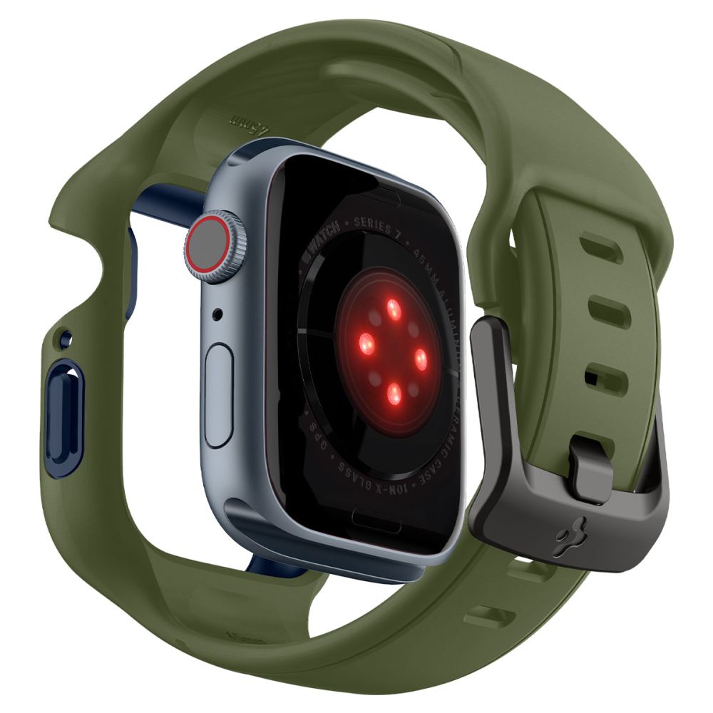 Liquid Air Pro Case Apple Watch 45mm Series 8 Moss Green