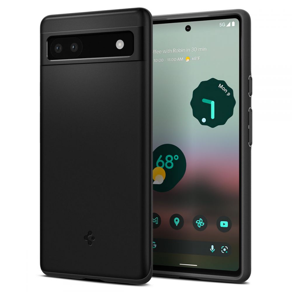 Google Pixel 6a Case Thin Fit Black