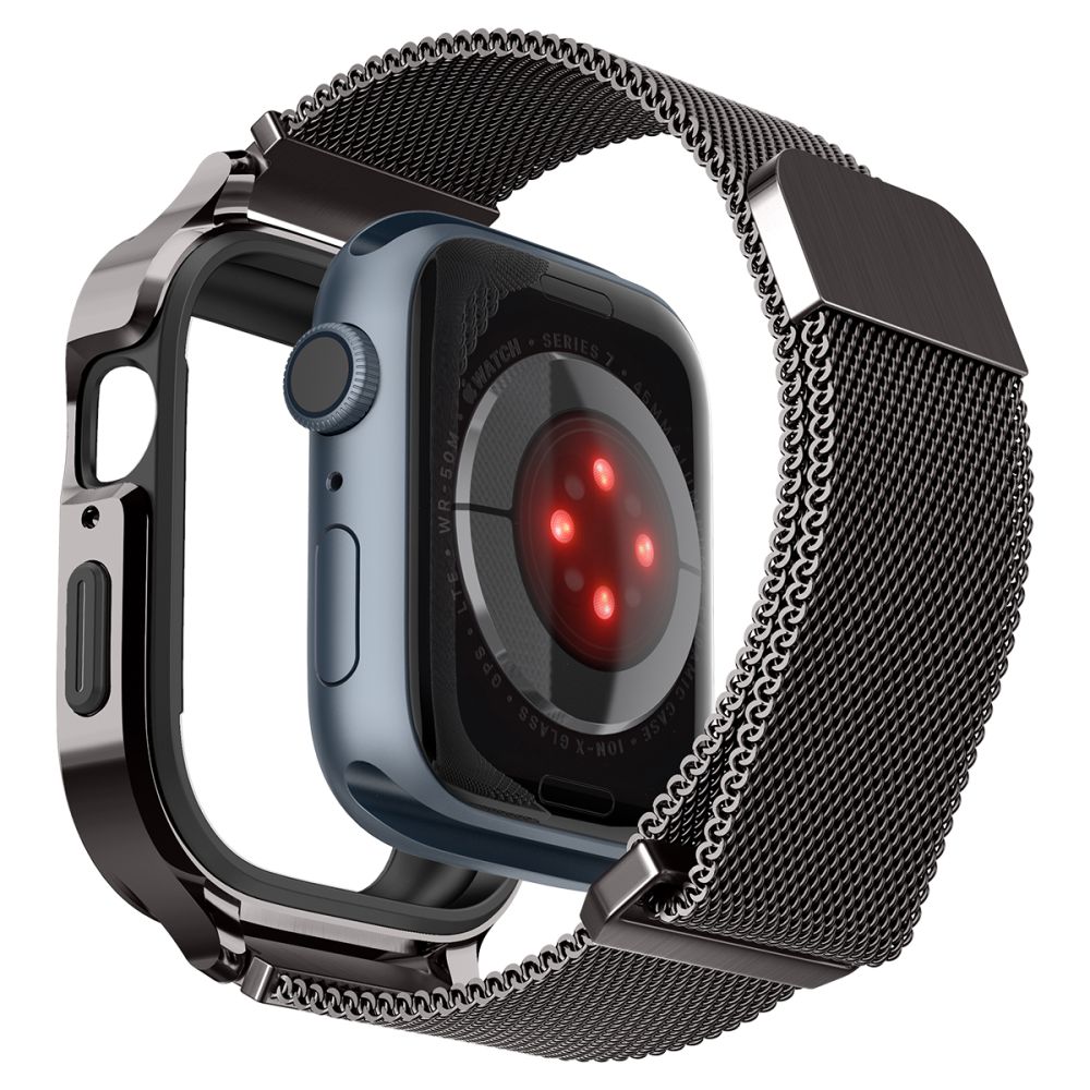 Apple Watch 45mm Series 9 Case Metal Fit Pro Graphite