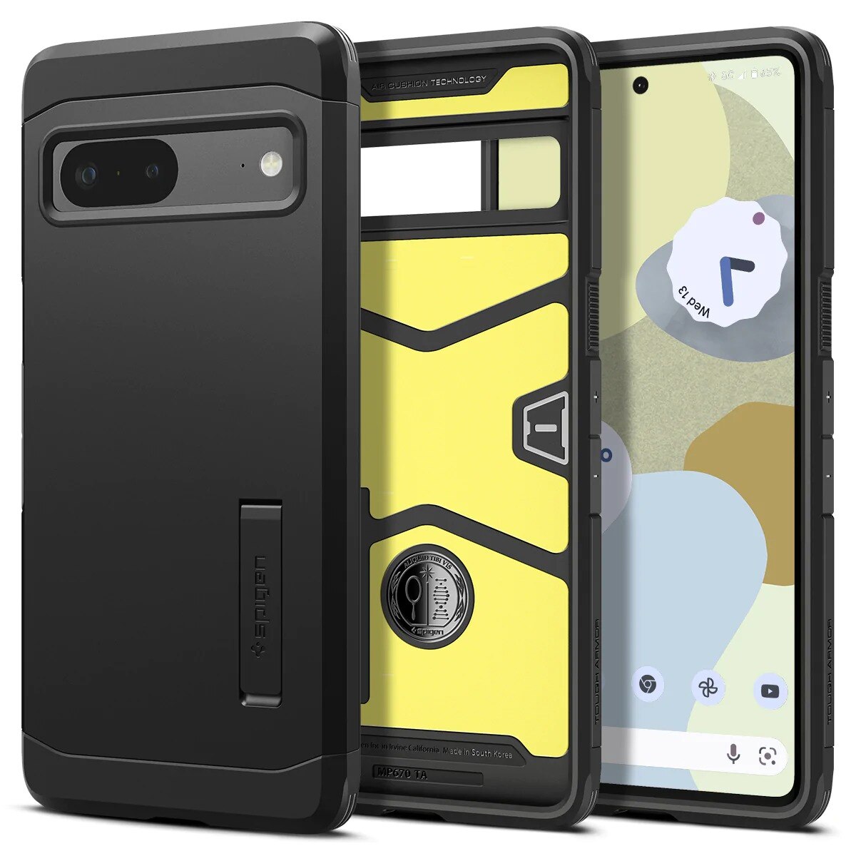 Google Pixel 7 Case Tough Armor Black