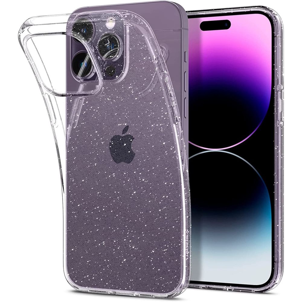 iPhone 14 Pro Case Liquid Crystal Glitter Crystal