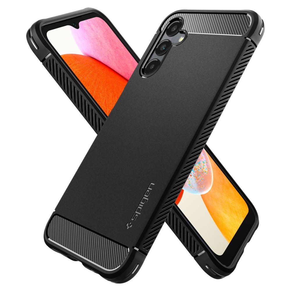 Samsung Galaxy A14 Case Rugged Armor Black