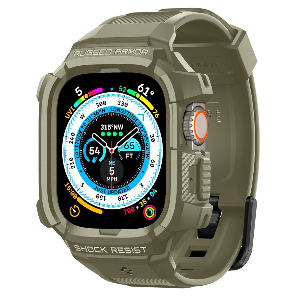 Apple Watch Ultra Case Rugged Armor Pro Vintage Khaki